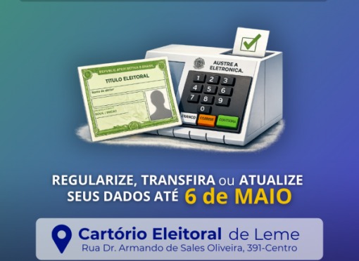 Eleições 2026: Prazo eleitoral exige atenção para regularização e atualização cadastral