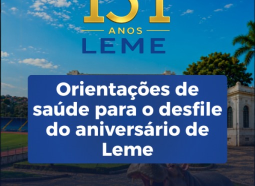 Prefeitura orienta população sobre cuidados com a saúde durante o Desfile Cívico deste sábado