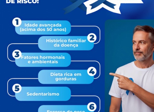 Novembro Azul – Mês de Prevenção ao Câncer de Próstata