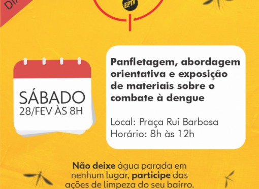 Leme participa da campanha “Juntos Contra a Dengue” 2026 e realiza ações no Dia D