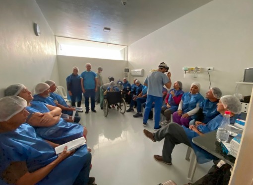 Mutirão do Programa Mais Acesso a Especialistas amplia cirurgias oftalmológicas para pacientes de Leme