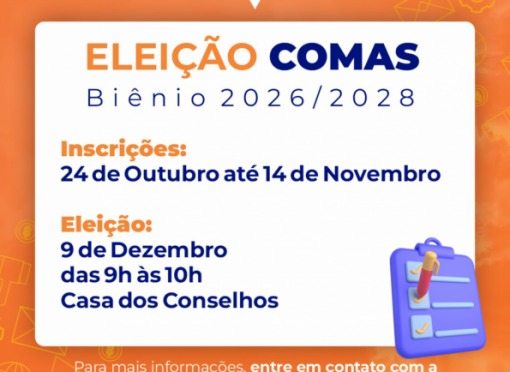 Eleição do COMAS – Conselho Municipal de Assistência Social