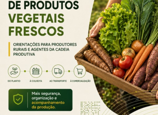 Secretaria de Agricultura orienta produtores rurais sobre rastreabilidade de produtos vegetais frescos