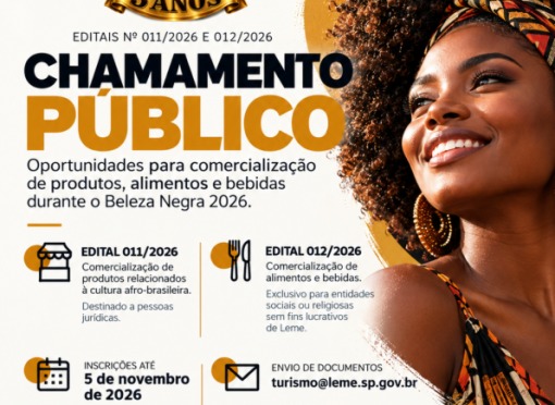 Secretaria de Cultura e Turismo abre dois chamamentos públicos para o Beleza Negra 2026
