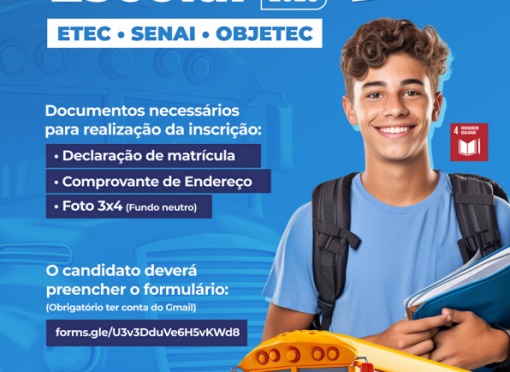 Transporte alunos para ETEC - 1º Semestre 2026