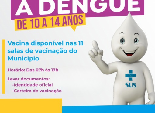 Prefeitura de Leme reforça a importância da vacinação contra a dengue