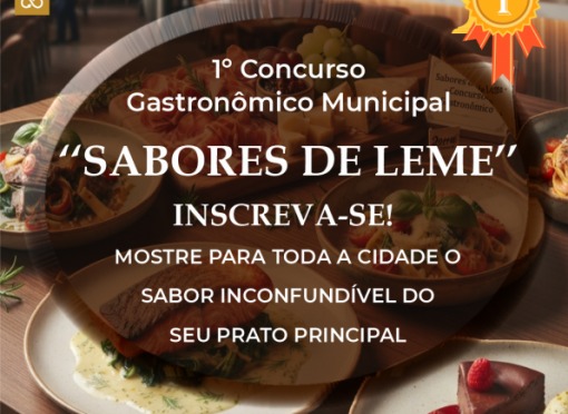 Concurso Gastronômico “Sabores de Leme”