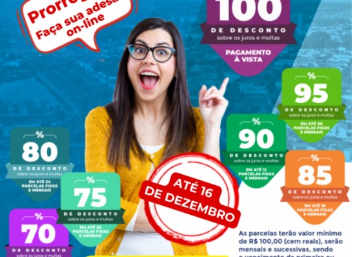 REFIS municipal tem prazo prorrogado até 16 de dezembro