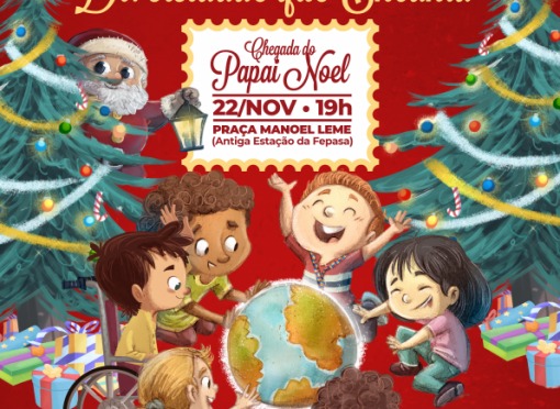 Visitação ao Papai Noel será realizada em novo local