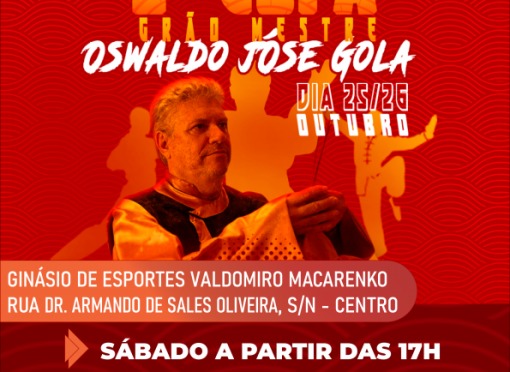 Leme sediará a 2ª Copa Grão Mestre Oswaldo José Gola de Li Tchuó Pa Kung Fu