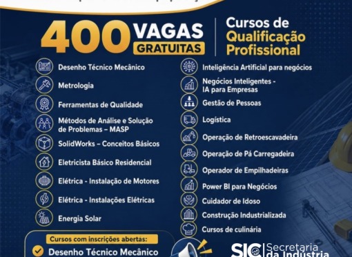 Qualifica Leme oferece 400 vagas em cursos gratuitos de qualificação profissional