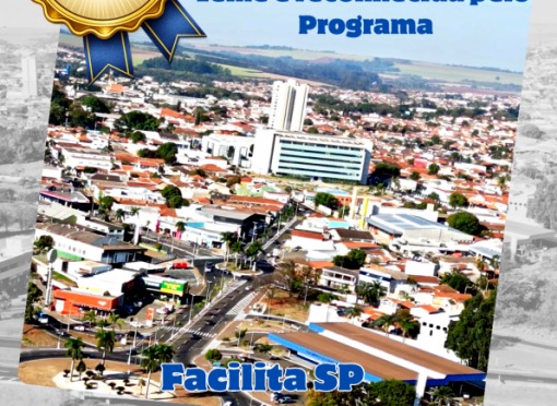 Leme é reconhecida pelo Programa Facilita SP Municípios 2026