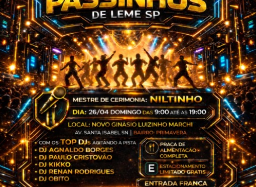 Leme recebe 1º Encontro Estadual de Passinhos com expectativa de público de 1.500 pessoas