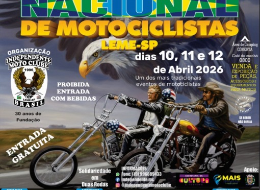 29º Encontro Nacional de Motociclistas de Leme.