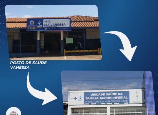 Atendimento do Posto de Saúde do Jardim Vanessa será transferido temporariamente