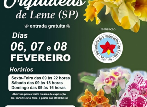 29ª Exposição Nacional de Orquídeas de Leme