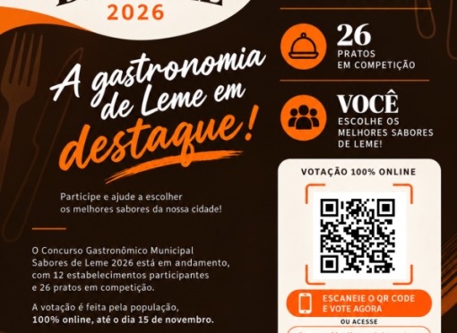Concurso Gastronômico “Sabores de Leme”