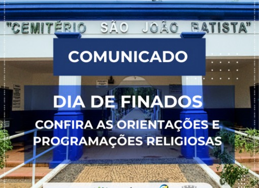 Cemitério Municipal de Leme divulga orientações e programação para o Dia de Finados