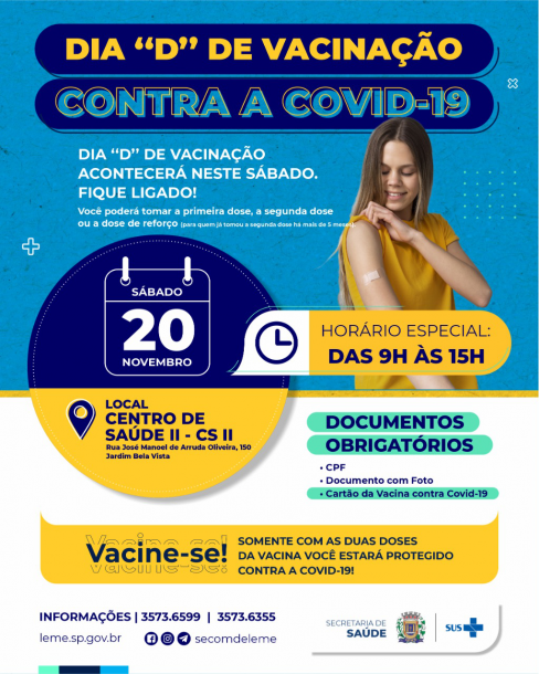 Dia “D” da vacinação contra a Covid-19 